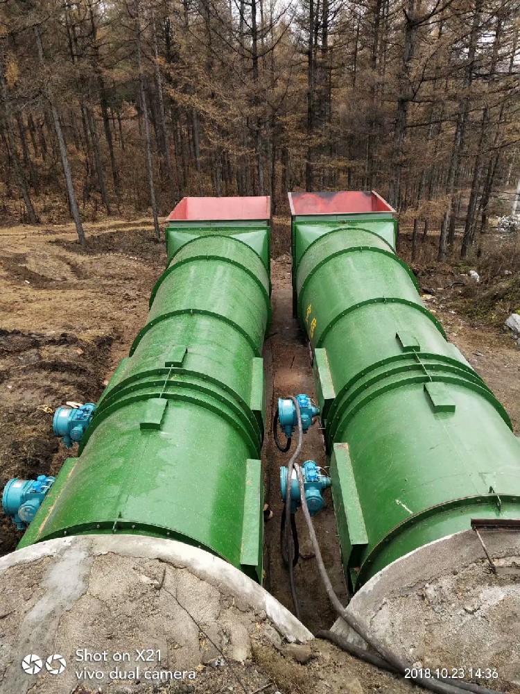 礦用風機施工現(xiàn)場